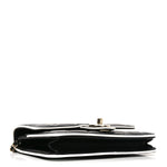 Lambskin Quilted Resin CC Mini Flap Bag Black White