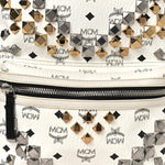Visetos Studded Medium Stark M Backpack White