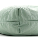 Shiny Calfskin Quilted Small Chanel 22 Light Green