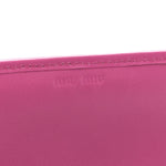 Nappa Matelasse Wallet On Chain Fuxia