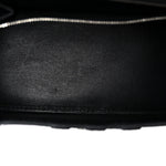 X ADIDAS Shiny Box Calfskin Small Hourglass Top Handle Bag Black White