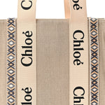 Cotton Medium Woody Ribbon Tote Slate Green