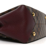 Damier Ebene Cuir Taurillon Brittany Bordeaux