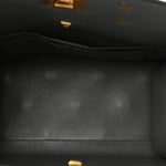 Hammered Calfskin Medium The Studio Box Bag Sparrow