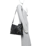 Calfskin Medium Voyou Bag Black