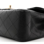 Caviar Quilted Mini Rectangular Flap Black
