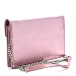 Metallic Calfskin Monogram Envelope Chain Wallet New Azalea