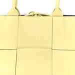 Nappa Maxi Intrecciato Small Arco Tote Lemon