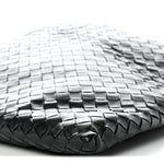 Calfskin Intrecciato Large Hop Black
