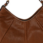Snakeskin Buffalo Horn Mombasa Hobo Brown