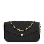 Empreinte Pochette Felicie Chain Wallet Black