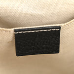 Pebbled Calfskin Small Soho Disco Bag Black