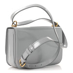 Calfskin Siena Small Shoulder Bag Grey