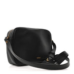Grained Calfskin Medusa Camera Bag Black