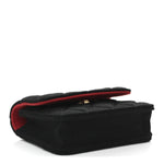Jersey Quilted Micro Mini Flap Black