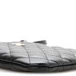 Lambskin Quilted Uniform Crossbody Bag Black