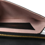 Lambskin Embossed Monogram Pochette Coussin Black