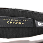 Patent Calfskin Quilted Mini Flap Black