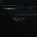 Brushed Calfskin Mini Wanda Top Handle Bag Black