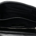 Calfskin Y Quilted Monogram Toy Loulou Crossbody Bag Black