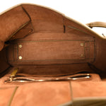 Grained Calfskin Maxi Intrecciato Small Arco Moutarde