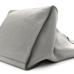 Supple Grained Calfskin Medium Big Bag Grey