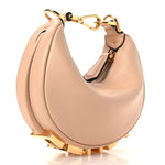 Vitello Grace Matte Nano Fendigraphy Hobo Charm Light Rose