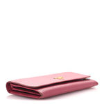 Saffiano Metal Oro Chain Wallet Peonia