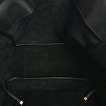 Grained Deerskin Bea Tote Black