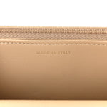 Caviar Quilted Wallet on Chain WOC Beige
