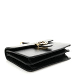 Dollar Calfskin Small Interlocking G Shoulder Bag Black