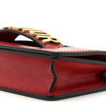 Calfskin J'Adior Chain Flap Bag Red