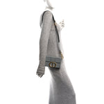 Box Calfskin 30 Montaigne Box Bag Gray