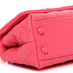 Caviar Quilted Incognito Extra Mini Coco Handle Flap Pink