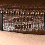GG Supreme Monogram Horsebit 1955 Shoulder Bag Beige Brown Sugar