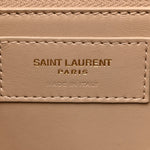 Smooth Calfskin Le Carre Satchel Dark Beige