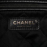Shiny Calfskin Quilted Small Chanel 22 Black