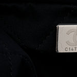 Shiny Calfskin Quilted Small Chanel 22 Navy