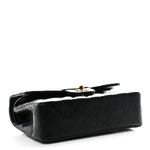 Lambskin Quilted Small Double Flap Black