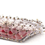 PVC Medium Rockstud Spike Shoulder Bag