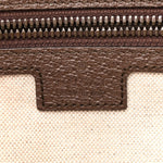 Soft GG Supreme Monogram Medium Ophidia Belt Bag Dark Brown