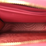 Patent Cannage Lady Dior Phone Holder Pink