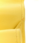 Smooth Calfskin La Petite Pochette Rond Carre Yellow