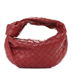 Nappa Intrecciato Mini Jodie Dark Red