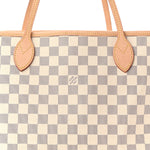 Damier Azur Neo Neverfull MM Rose Ballerine