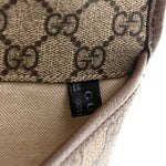 GG Supreme Monogram Neo Vintage Web Belt Bag Brown