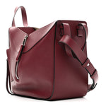 Calfskin Small Hammock Shoulder Bag Dark Red