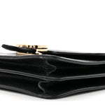 Dollar Calfskin Small Interlocking G Shoulder Bag Black