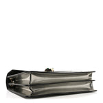 Metallic Calfskin Serpenti Forever Shoulder Bag Silver