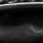 Smooth Butter Calf The Pouch Oversized Clutch Black